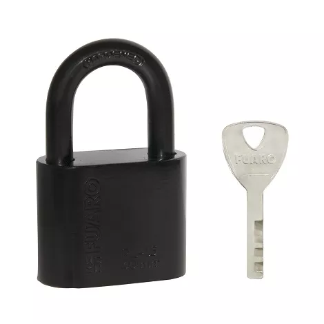 Замок навесной Fuaro PL-WEATHER-1560 Black 4 fin key ( PL-15-60) диск. /блистер