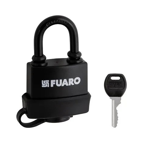 Замок Fuaro навесной PL-WEATHER-3640 Black 3key (PL-3640) англ.