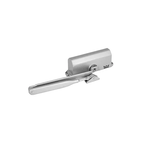 Доводчик дверной Dorma (Дорма) DORMA TS 77 EN4, с рычажной тягой, серый