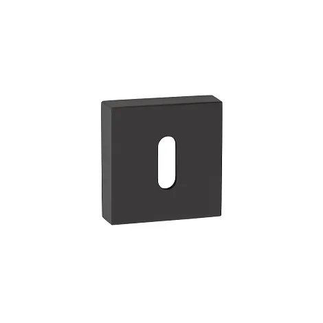 Накладка под ключ Буратино на квадратном основании Frascio KEY 50 Q чёрный бархат