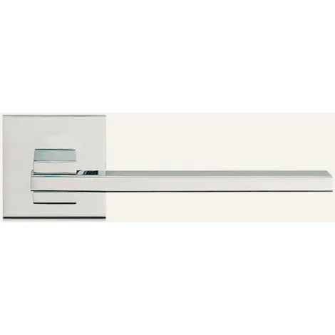 Дверная ручка на квадратном основании Linea Cali SLIM 1110/019 CR хром глянцевый