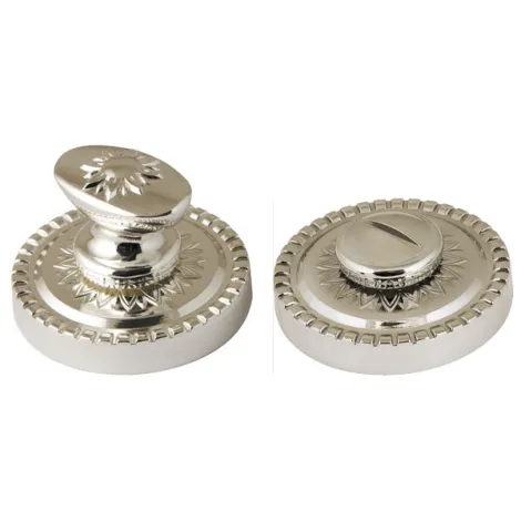 Фиксатор поворотный на круглом основании Armadillo WC-BOLT BK6/CL-SILVER-925 серебро 925