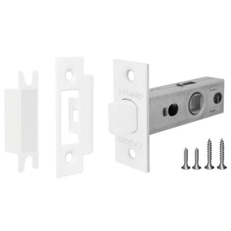 Защелка врезная Fuaro PLASTIC P12-45-25 WH белый