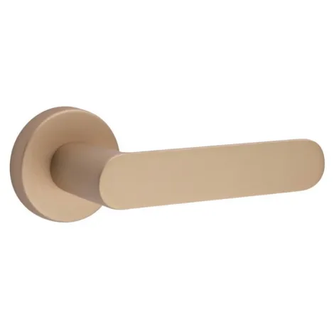 Дверная ручка на круглом основании Fimet Shape 1320/232 F020 матовая латунь