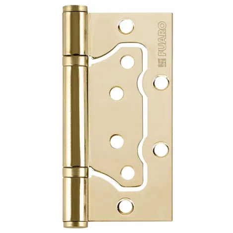 Петля универсальная без врезки Fuaro IN4500W PB (500-2BB 100x2,5) латунь