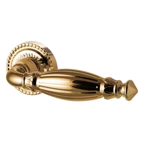 Дверная ручка на круглом основании Armadillo Bella CL2-GOLD-24 золото 24К