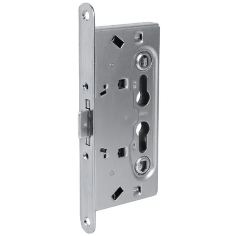 Корпус врезного замка c защёлкой Fuaro FP.C-65.72-0432 (B2B) сатинированный хром