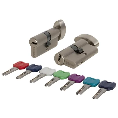 Цилиндровый механизм Punto MaxPro7002Knob90mm(55+10+25) SN никель 7key с вертушкой