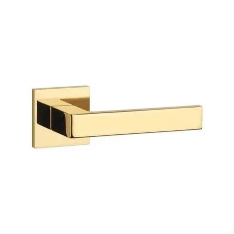 Дверная ручка на квадратном основании APRILE SULLA Q 7S GOLD PVD золото
