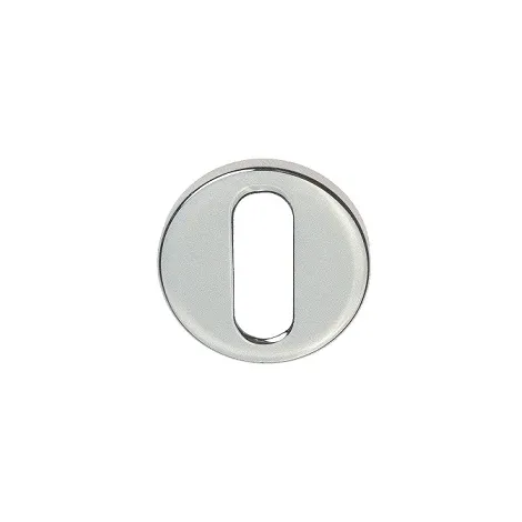 Накладка дверная на круглом основании под ключ Буратино Venezia Unique KEY-30 (серия SLIM) матовый хром 2 шт.