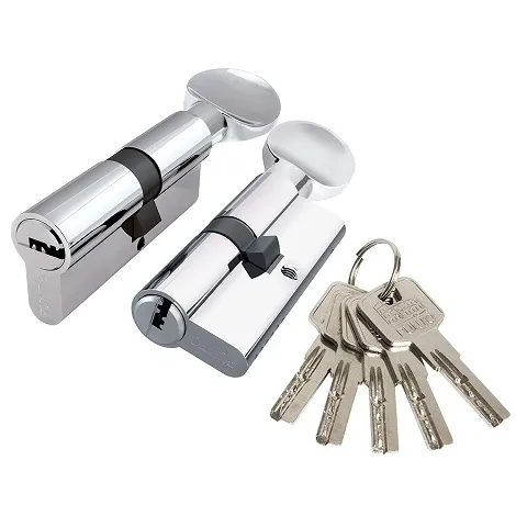 Цилиндровый механизм Punto Z3002Knob90(35+10+45) с вертушкой CP хром