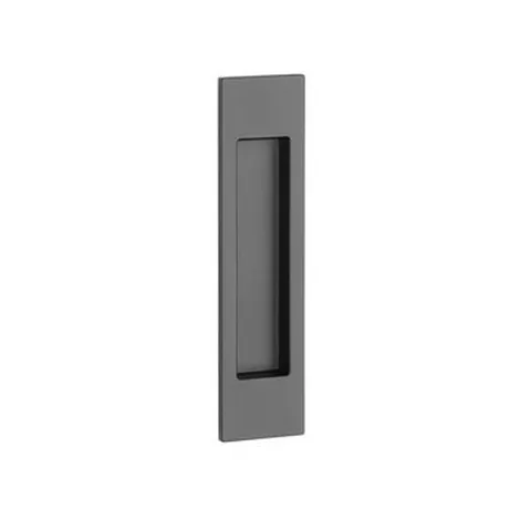Ручка для раздвижных дверей на прямоугольном основании APRILE 7039 BLACK черный