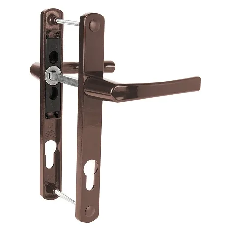 Дверная ручка на планке Punto HANDLE.85.25.67-75 RAL 8017 коричневый