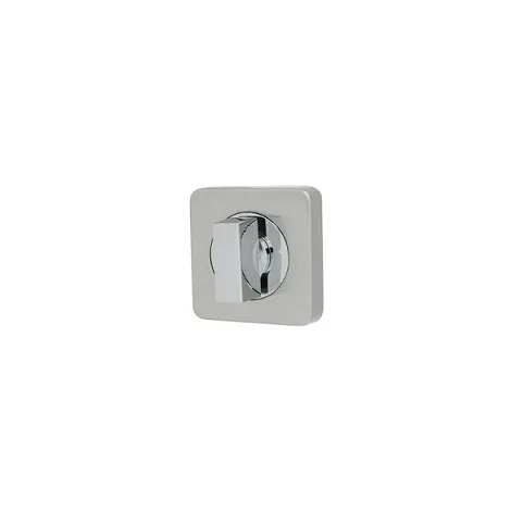 Фиксатор поворотный на квадратном основании Armadillo WC-BOLT BK6/SQ-21SN/CP-3 матовый никель/хром