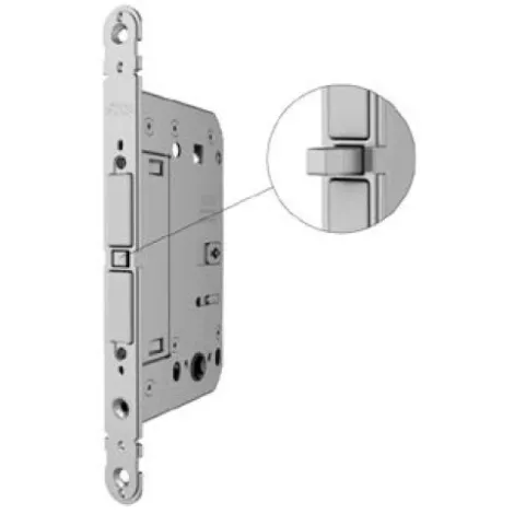Замок магнитный под WC AGB Touch&Close 18х196mm (регулируемый) В06502.50.FM белый