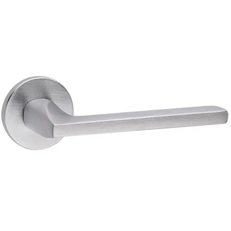Дверная ручка на круглом основании Fimet Adele 1239/208 F05 матовый хром