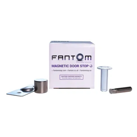 Упор магнитный автоматический скрытый FANTOM STANDART HGT010 прозрачный