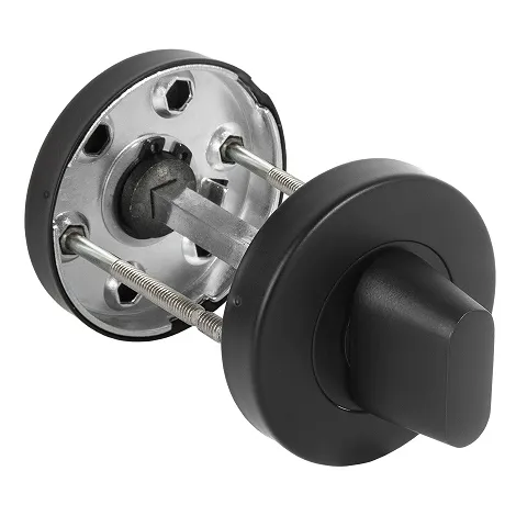 Ручка поворотная на круглом основании Fuaro BK6.R.DSS201-02 (DSS-02-BK6) (INOX 201) BLACK