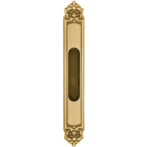 Ручка для раздвижной двери Venezia U122 DECOR LONG французское золото + коричневый (1шт.)
