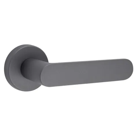 Дверная ручка на круглом основании Fimet Shape 1320/232 F15 антрацит