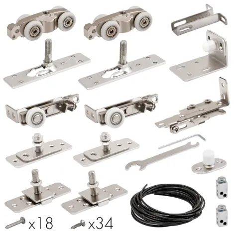 Базовый комплект для телескопического открывания дверей Armadillo Comfort - PRO SET 5 /telescope/ 80 (CFA172C)