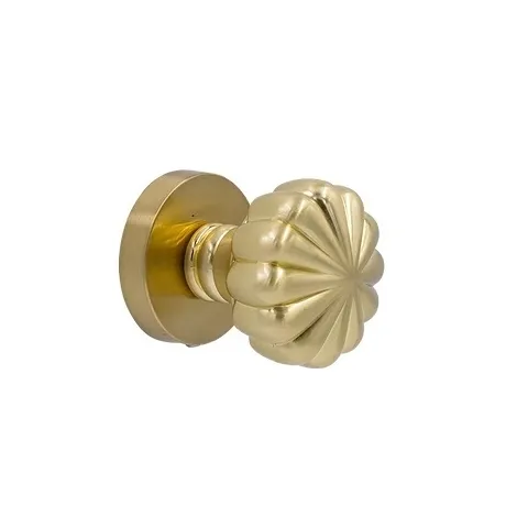 Ручка кноб поворотная Pirouette VEGA L143 MATTE BRASS матовая латунь