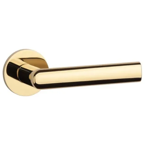 Дверная ручка на круглом основании APRILE SILENA R 7S GOLD PVD золото