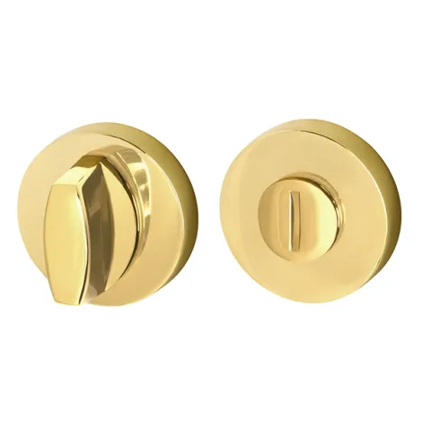 Фиксатор поворотный на круглом основании Armadillo WC-BOLT BK6/URB GOLD-24 Золото 24К