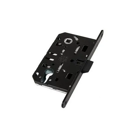 Замок с пластиковым язычком под цилиндровый механизм AGB MEDIANA EVOLUTION B01103.50.93 черный