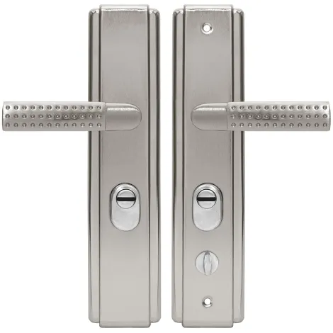 Дверная ручка на планке Ajax P.UNI.CH-6602 универсальная усиленная