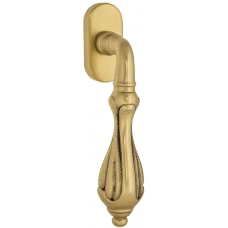Ручка оконная Venezia \"ANAFESTO\" FW французское золото + коричневый
