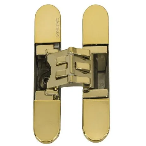 Петля универсальная скрытой установки Kubica 5080 DXSX GOLD 80кг золото