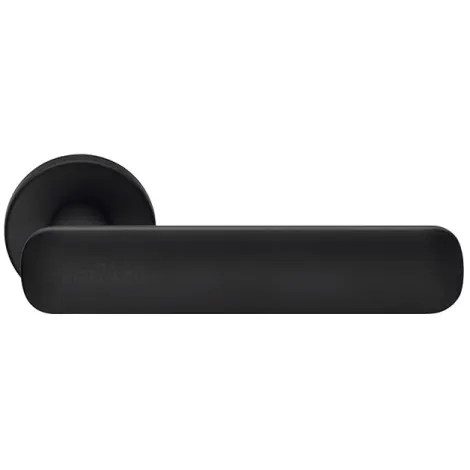 Дверная ручка на круглом основании LInea Cali TARGET 466/027 VE черный матовый