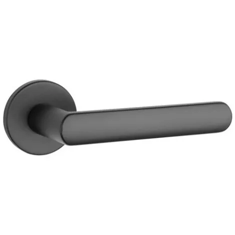 Дверная ручка на круглом основании APRILE FRAGOLA R 7S BLACK черный