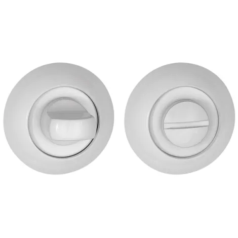 Фиксатор поворотный на круглом основании Punto BK6.R.TL54 (BK6 TL) WH-19 белый