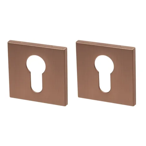 Накладка под цилиндр на квадратном основании Armadillo ET.K.YM AC-9 медь