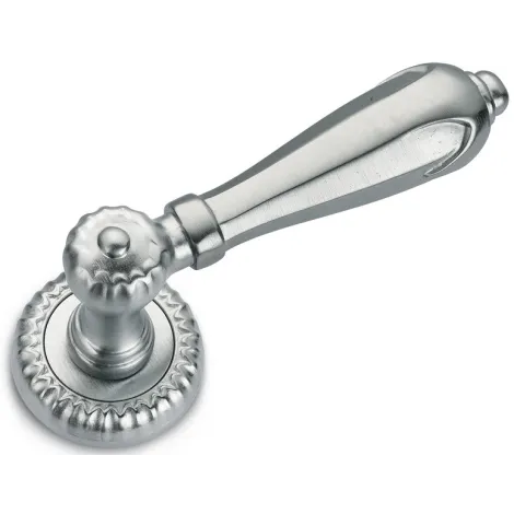 Дверная ручка на круглой розетке д.51 мм Sicma Pompei 149.CS.18 матовый хром