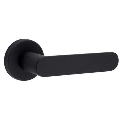 Дверная ручка на круглом основании Fimet Shape 1320/232 NO черный