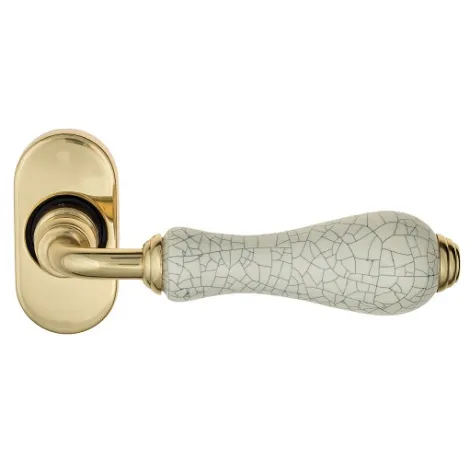 Дверная ручка для профильных дверей Venezia \"COLOSSEO\" EP полированная латунь