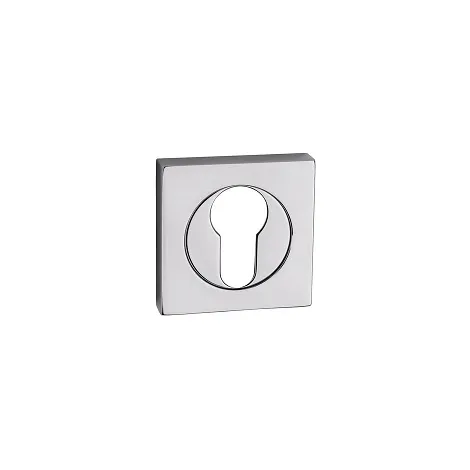 Накладка под цилиндр на квадратном основании Fimet 211 BIC F04 полированный хром