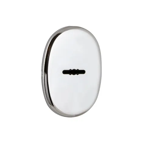 Декоративная накладка Fuaro ESC.S-auto.ECO/OV.477 (ESC 477 eco) CP хром на сувальдный замок с автоматическими шторками 1 шт.