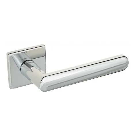 Дверная ручка на квадратном основании Fratelli Cattini \"NEVADA\" 8FS-CR полированный хром