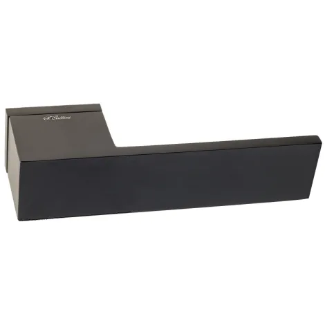 Дверная ручка на прямоугольном основании Fratelli Cattini \"MODO\" 6-NM матовый черный