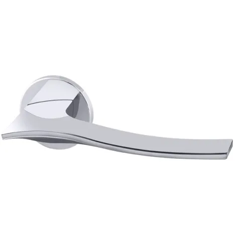 Дверная ручка на круглом основании Armadillo AQUA URS CP-8 Хром