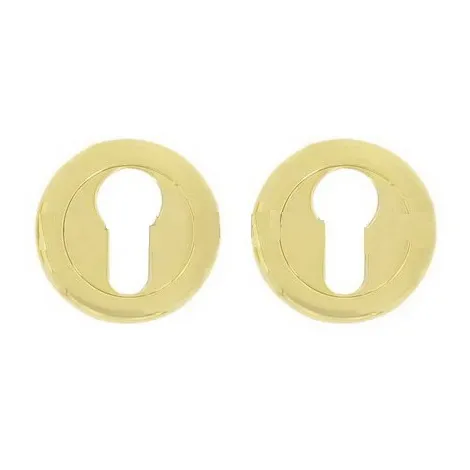 Накладка под ключ на нижней круглой розетке д.50 мм Sicma CYL/50 Si 24K золото (напыление)