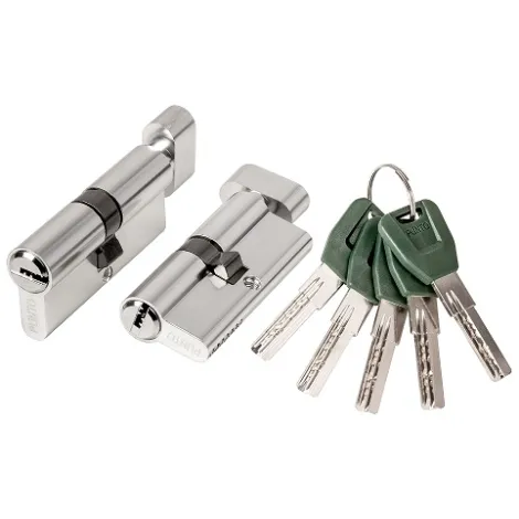 Цилиндровый механизм Punto (A202/90) A2002Knob90(35+10+45) с вертушкой SN никель 