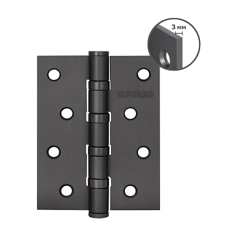 Петля универсальная Fuaro HEAVY IN4400U GR (графит) 100х75х3 мм