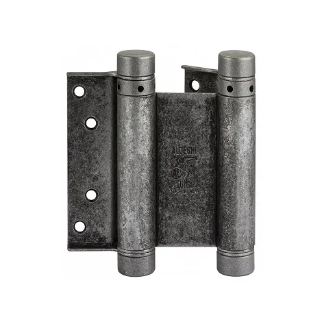 Дверная петля барная пружинная двусторонняя Fratelli Cattini (Aldeghi) 100-30 IA античное серебро