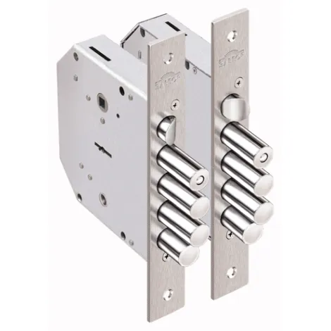 Замок врезной сувальдный с задвижкой и защелкой Elbor Гранит 1.06.41 (правый), 5 кл. /00446/