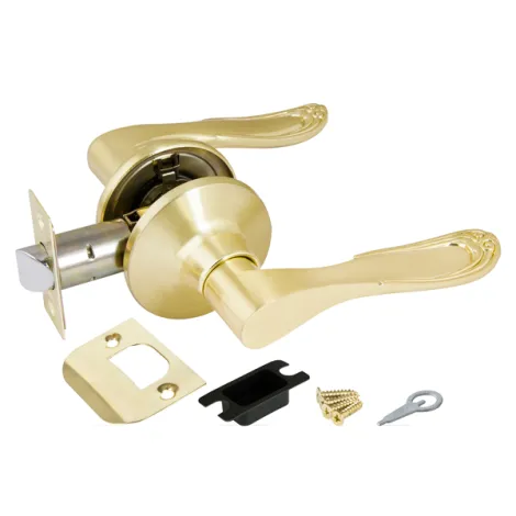 Ручка защелка Punto 6030 SB-P (без фик.) матовое золото